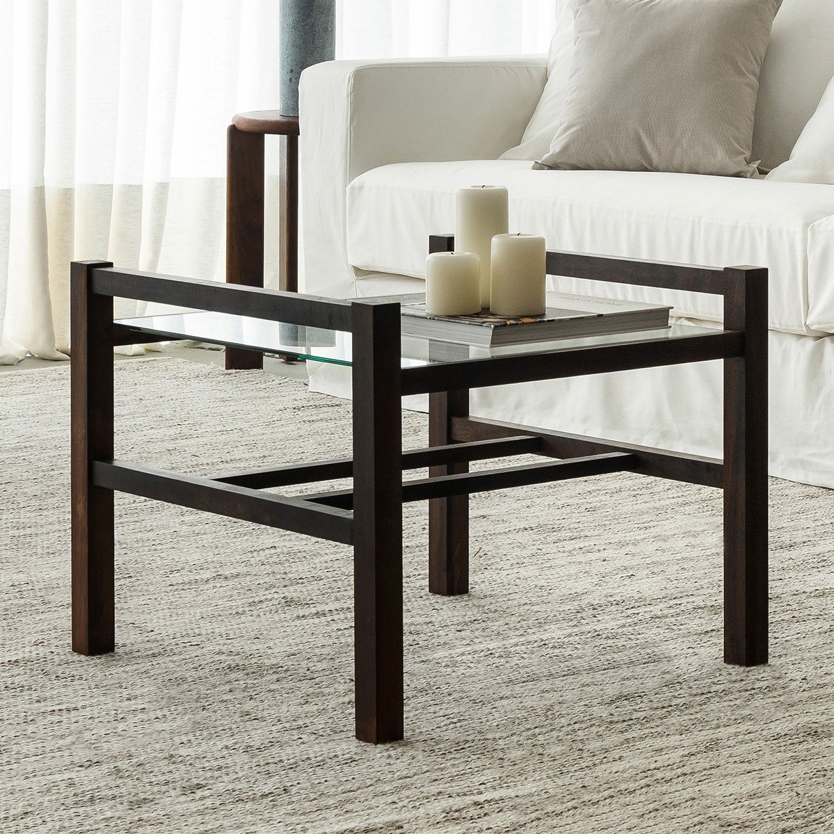 Mesa Porto tampo de vidro