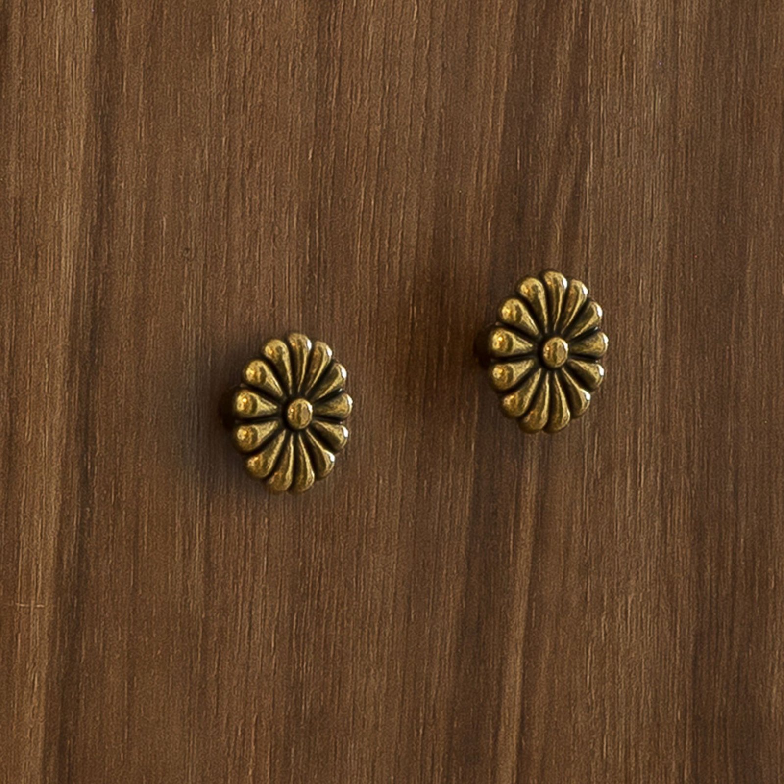 Dupla de puxadores flor