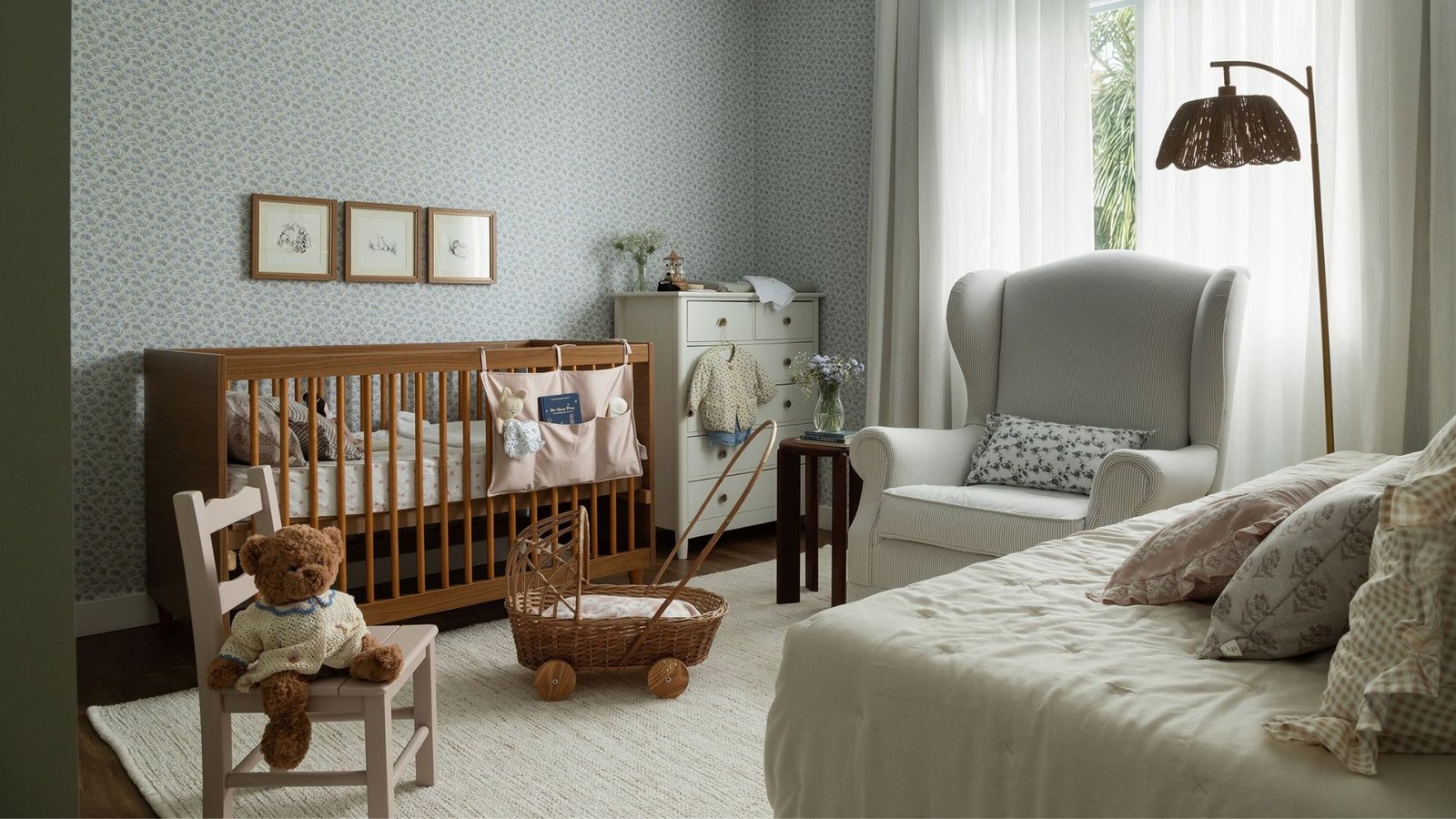 Resultado da consultoria feita para o quarto de bebê da Mel.